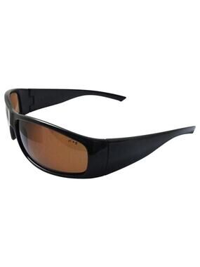 ERB BoasX STK Polarized Safety Glasses Brown Lens Black Frame ANSI Z87